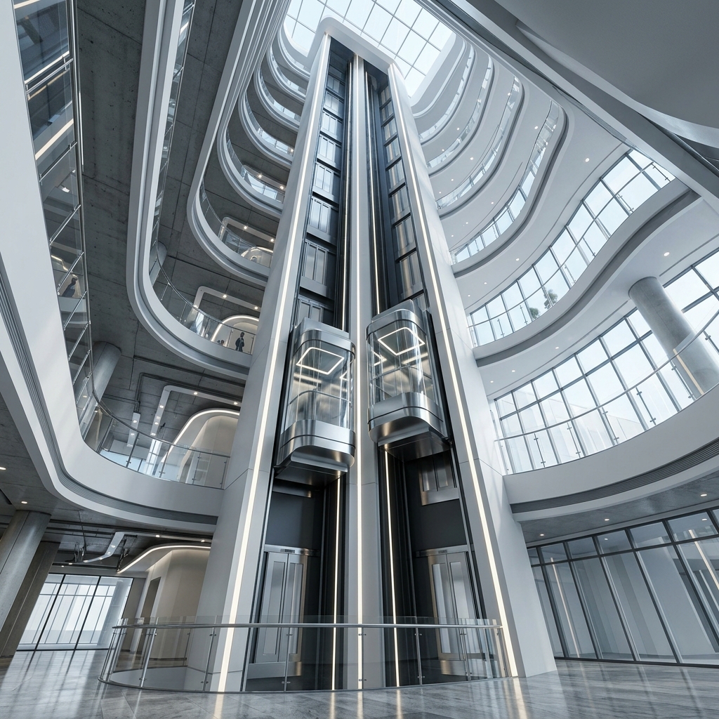 High-rise urban towers representing diverse sectors