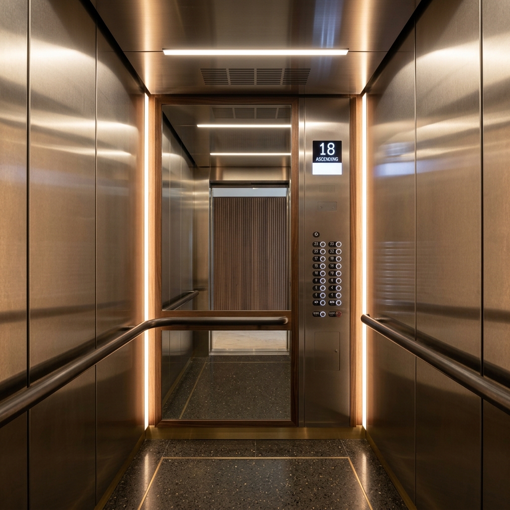 Passenger Elevator cabin interior