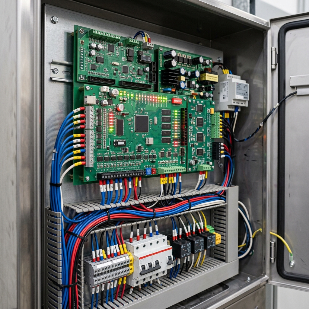 High-tech elevator microprocessor control panel board